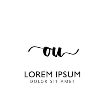 UNED inicial escritura modelo diseño vector