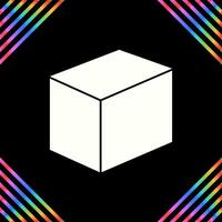 icono de vector de cubo