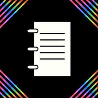 Notebook Vector Icon