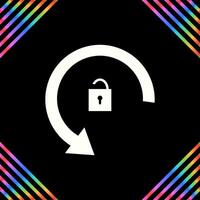 Rotation Unlocked Vector Icon