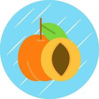 Apricot Vector Icon Design