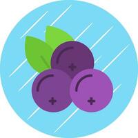 Blackcurrant Vector Icon Design