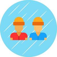 Workers  Vector Icon Design