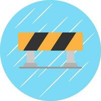 Road Barrier  Vector Icon Design