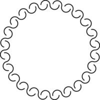 Circle Frame Element vector