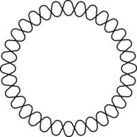 Circle Frame Element vector