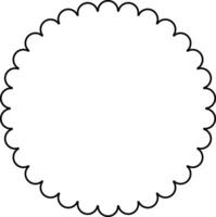Circle Frame Element vector
