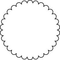 Circle Frame Element vector