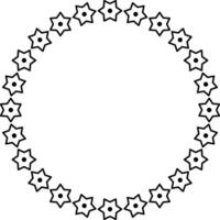 Circle Frame Element vector