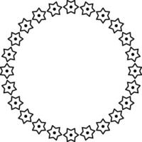 Circle Frame Element vector