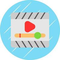 Video Player  Vector Icon Design