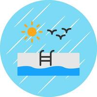 Swimming Pool  Vector Icon Design