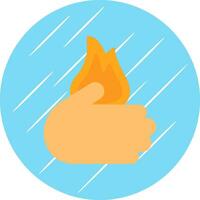 Burn  Vector Icon Design