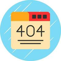 404 Error  Vector Icon Design