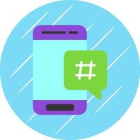 Hastag  Vector Icon Design