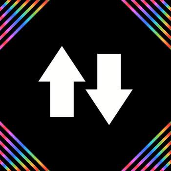 icono de vector de conexión de datos