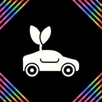 Eco friendly Car Vector Icon