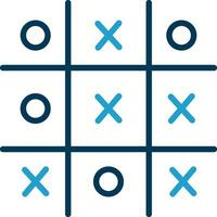 Tic Tac Toe  Vector Icon Design