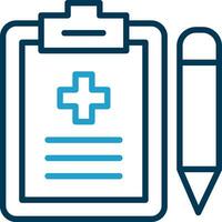 Medical Record  Vector Icon Design