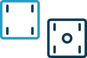 Dices  Vector Icon Design