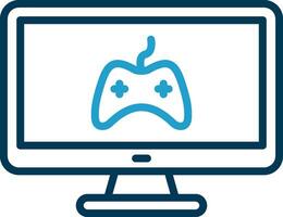 Online Game  Vector Icon Design