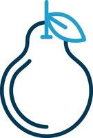 Pear Vector Icon Design