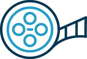 Movie Reel  Vector Icon Design