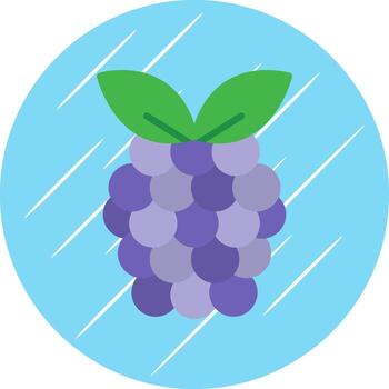 Raspberry Vector Icon Design