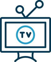 televisión vector icono diseño