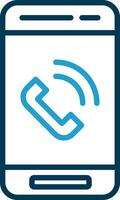 Phone Call  Vector Icon Design