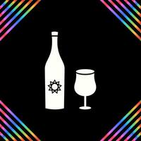 Goblet and Wine Vector Icon