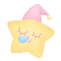 gut Nacht Star png