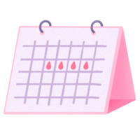 menstruatie- fiets kalender png