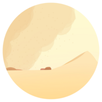 naturlig katastrof sandstorm png