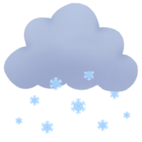 cute snow clouds png