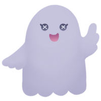 personaje fantasma de halloween png