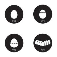 egg icon vector