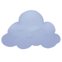 illustration de nuage mignon png