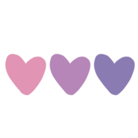 simpatico cuore viola png