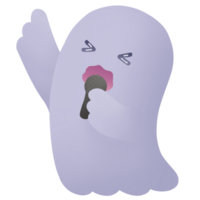 personaje fantasma de halloween png