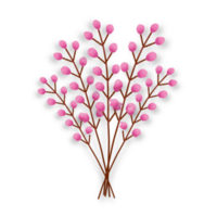 ziemlich rot Blume png