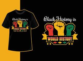 Typography vintage black history month t shirt design with black history quote and vector shape