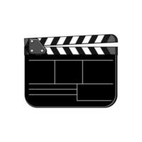 clapboard clapperboard cartoon vector illustration