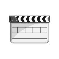 clapperboard clapperboard cartoon vector illustration