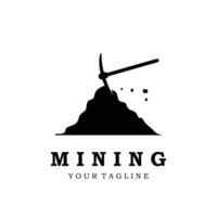 mining logo icon vector