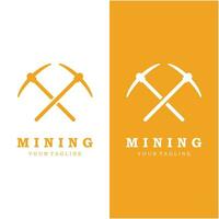 mining logo icon vector