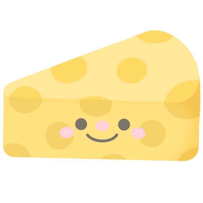 Cute piece of cheese 28080463 PNG