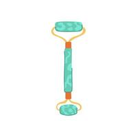 spa face massager cartoon vector illustration