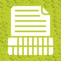 Document Insert Table Vector Icon