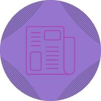 Newspaper Vector Icon
